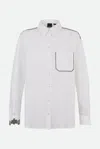 Pinko Camicia Bianca In White