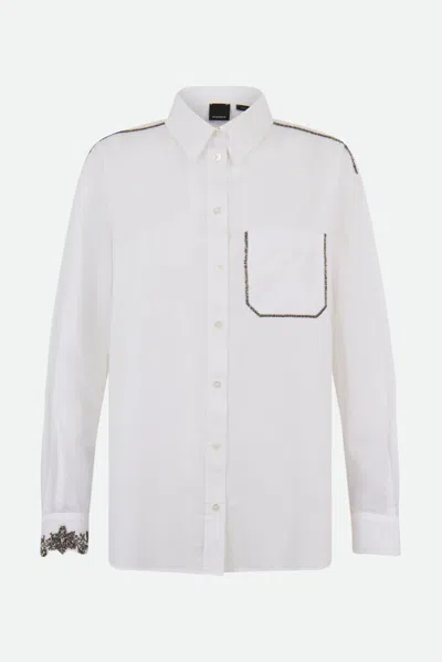 Pinko Camicia Bianca In White