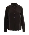 Pinko Camicia Crackers Marrone In Black