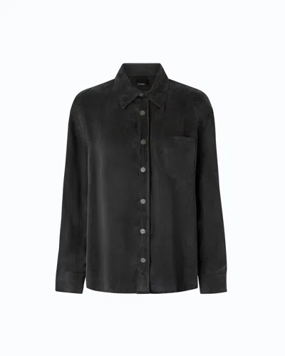 Pinko - Camicia In Twill Mano Pesca - 50 In Black