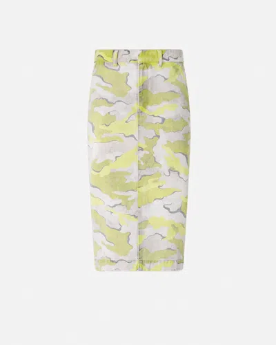 Pinko - Camouflage Calf-length Skirt - 40 In Multi