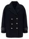 Pinko Canederli Coat In Blue