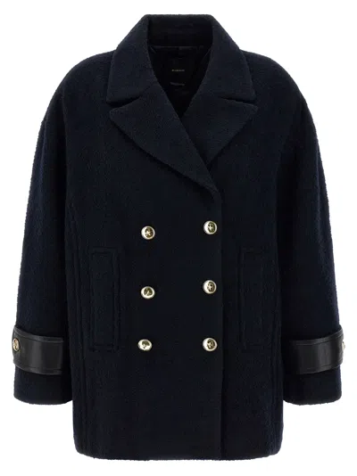 Pinko Canederli Coat In Blue