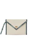Pinko Canvas Clutch Bag