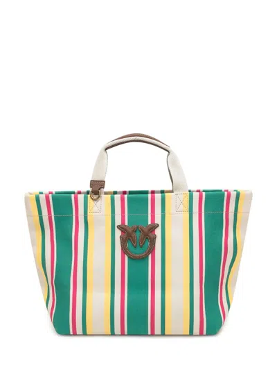 Pinko Canvas Medium Shoulder Bag