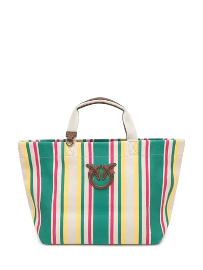 Pinko Canvas Medium Shoulder Bag