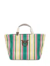 Pinko Canvas Medium Shoulder Bag