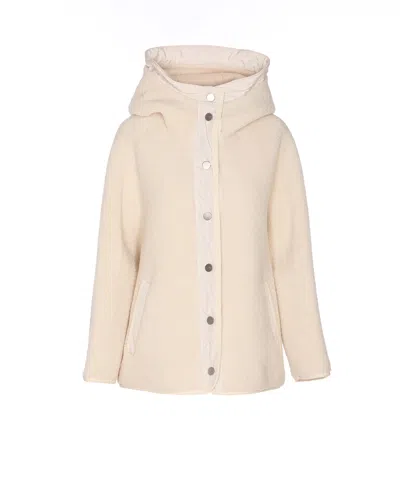 Pinko Capperi Caban In White