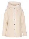 Pinko White Polyester Clothing Jackets In Gold
