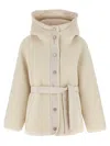 Pinko Capperi Puffer Jackets White In Neutral