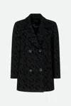Pinko Cappotto Logato Nero