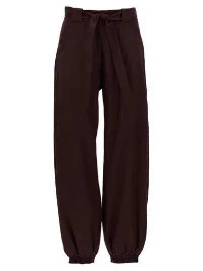 Pinko Caproni Pants In Maroon