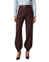 Pinko Maroon Caproni Pants In Intense Burgundy