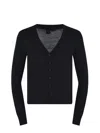 Pinko Cardigan  "gradazione" In Black