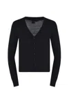 Pinko Gradazione Cardigan In Black