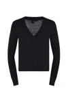 Pinko Gradazione Cardigan In Black