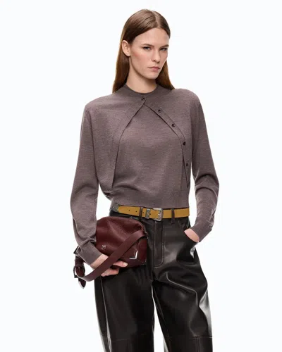 Pinko Cardigan Heel In Brown