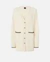 Pinko Tasmania Button Cardigan In White