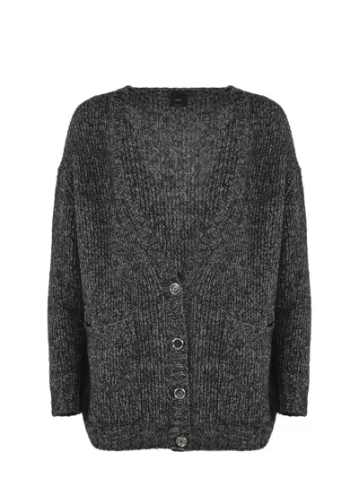 Pinko Erbaceo Cardigan In Grey
