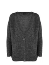 Pinko Sweaters In Grigio Antracite