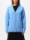 Pinko Cardigan  Woman Color Blue In Blau