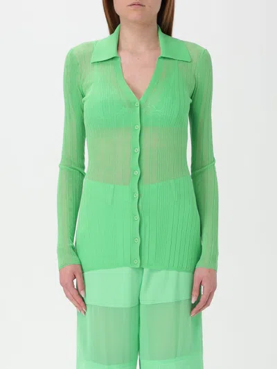 Pinko Cardigan  Woman Color Green In Green