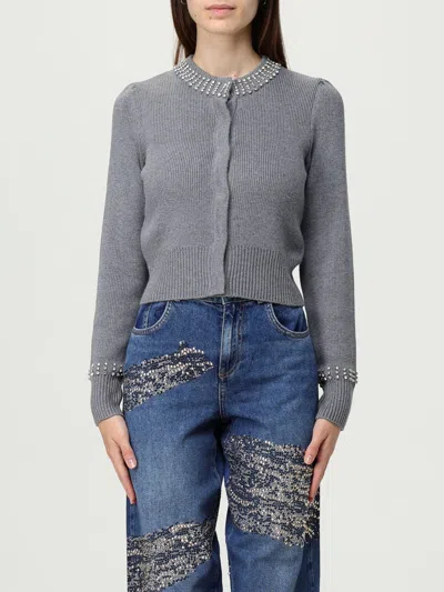 Pinko Cardigan  Woman Color Grey In Gray