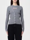 Pinko New Tilacino Cardigan In Gray
