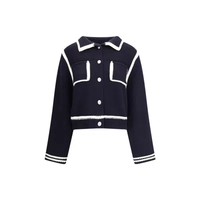 PINKO CARDIGAN WITH CONTRASTING WOMEN'S PROFILES