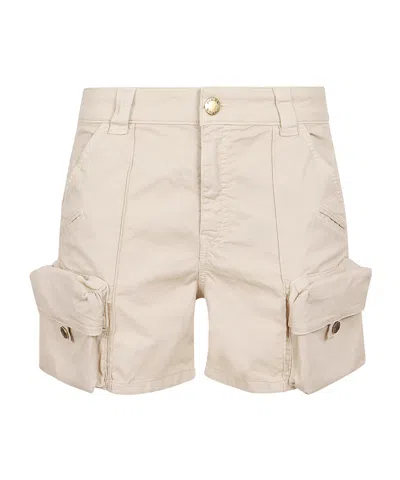 PINKO PINKO LOW-WAIST THIGH-LENGTH CARGO SHORTS