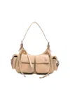 PINKO CARGO LOGO-PLAQUE SHOULDER BAG