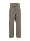 Pinko Stretch Cotton Gabardine Cargo Pants