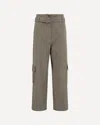 Pinko Stretch Cotton Gabardine Cargo Pants