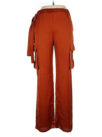Pinko Cargo Pants In Orange