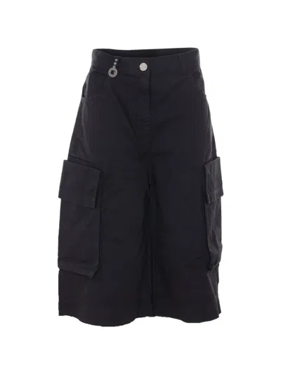 Pinko Cargo Shorts In Black