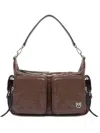 Pinko 'cargo' Shoulder Bag In Brown