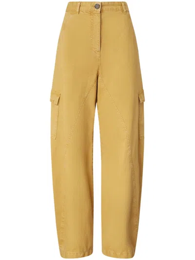 Pinko Cargo Trousers In Neutrals