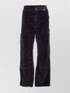 Pinko Cargo Trousers With Pockets And Loops In Purple