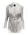 Pinko Carillon Jacket In Silver