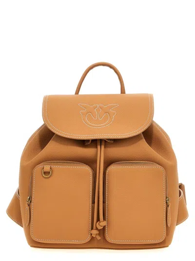Pinko 'carrie' Backpack In Brown
