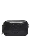Pinko Camera Bag With Raised Logo In Black