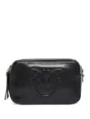 Pinko Camera Bag With Raised Logo In Black