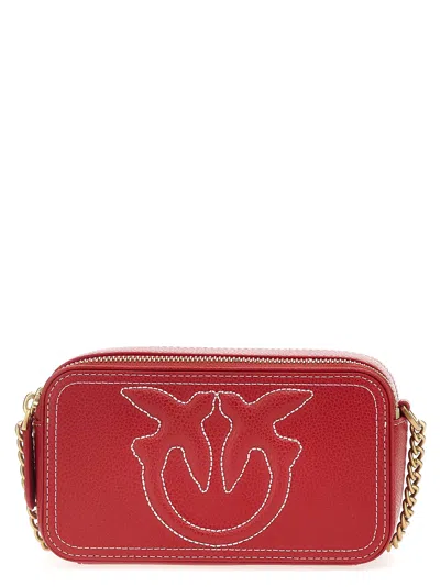 Pinko Red Carrie Crossbody Bag