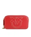Pinko Carrie Camera Case Shoulder Bag In Red
