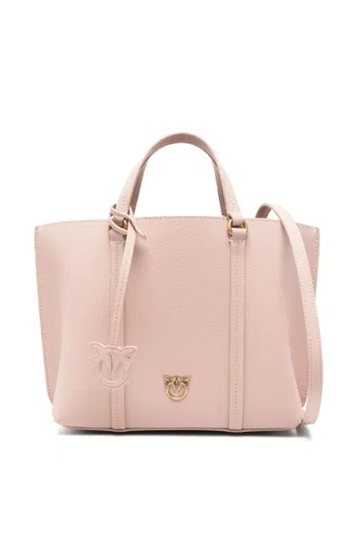 Pinko Carrie Pebbled Texture Shopper Bag