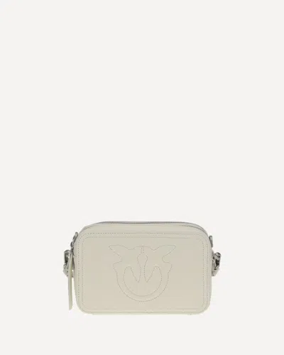 Pinko Carrie Shoulder Bag In White