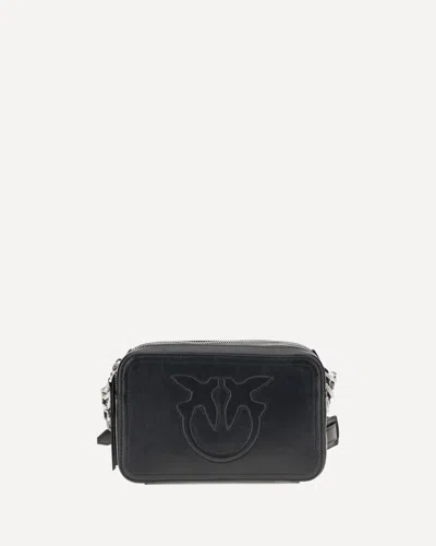 Pinko Carrie Shoulder Bag In Black
