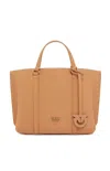 Pinko Carrie  Textured Leather Shopper Bag