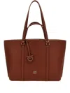 Pinko Carrie Tote Bag In Brown