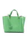 Pinko Classic Carrie Shopper In Green